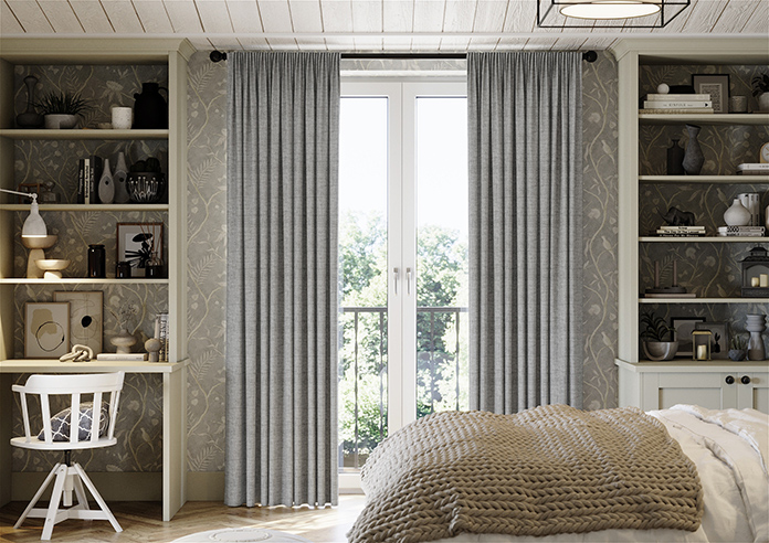 Melrose (Blackout), Cobblestone - Made to Measure Curtains - Image 3